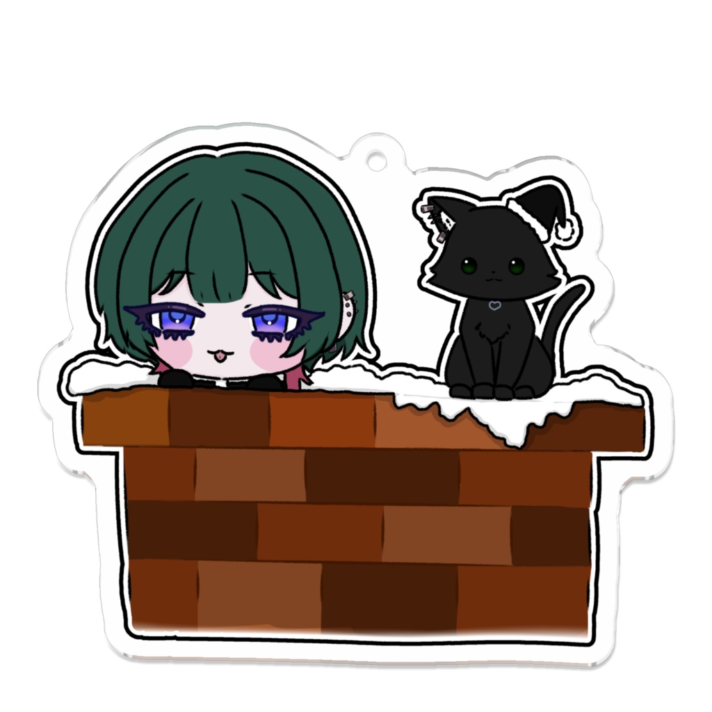 如月らき アクリルキーホルダー(クリスマスver.)