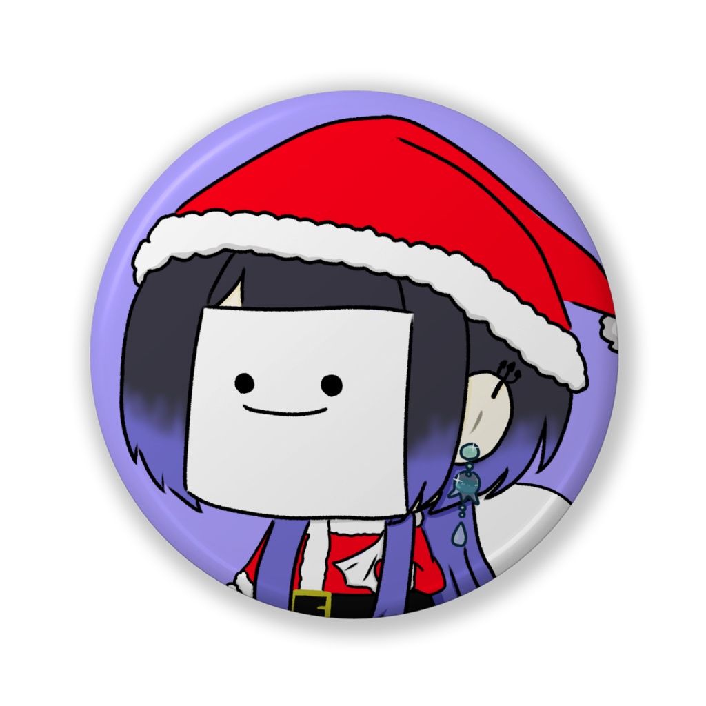 限海 缶バッジ(クリスマスver.)