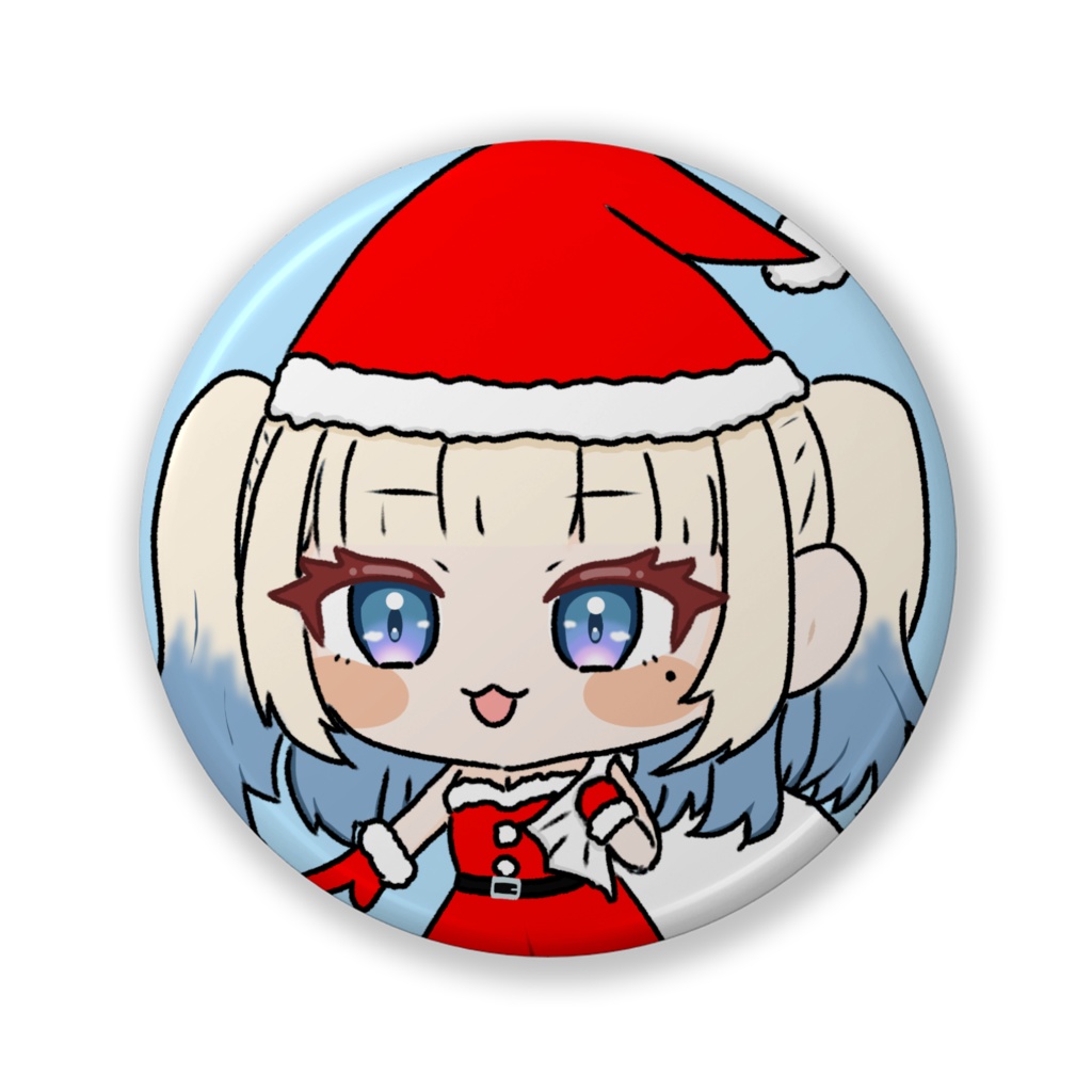 星空もね 缶バッジ(クリスマスver.)