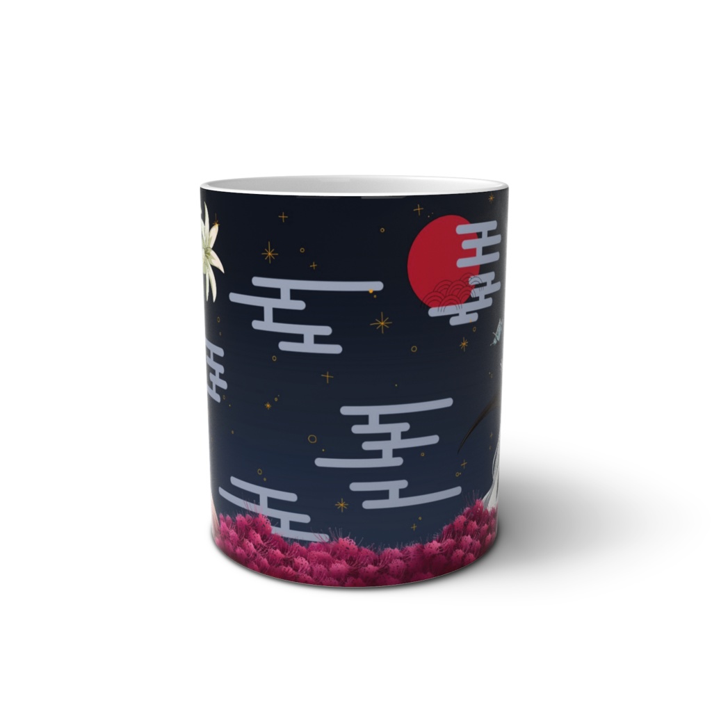 百年待っていて下さい♡ホットミルクは冷めても貴方の熱情は冷めないでしょう?♡マグカップ