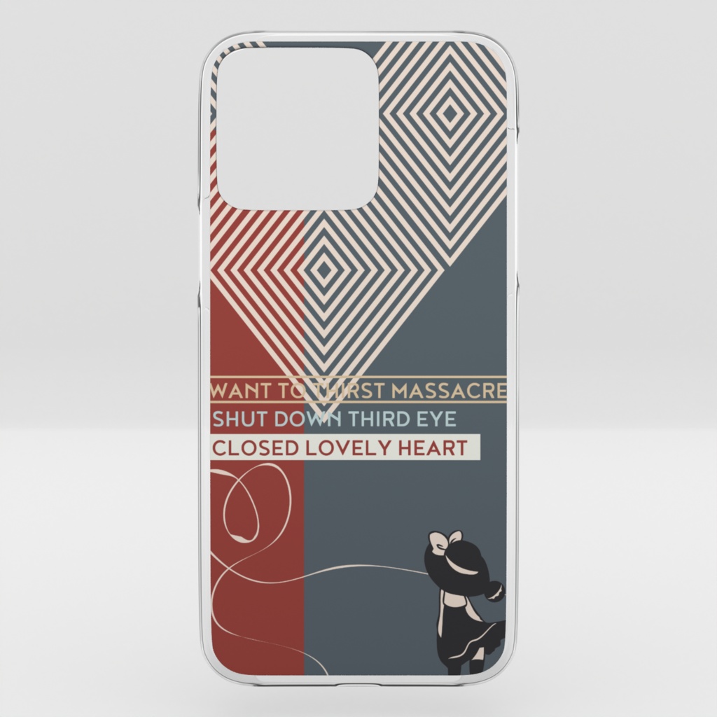 こいしちゃんクリアiPhoneケース#1<unisex>