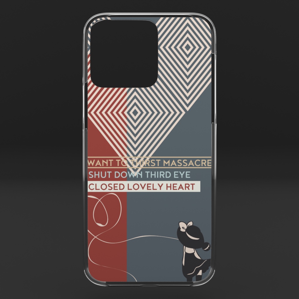 こいしちゃんクリアiPhoneケース#1<unisex>