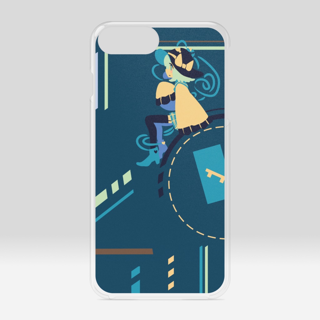 こいしちゃんクリアiPhoneケース#05<LOVE>
