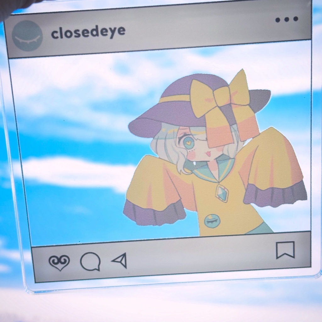 こいしちゃんインスタ風　アクリルキーホルダー