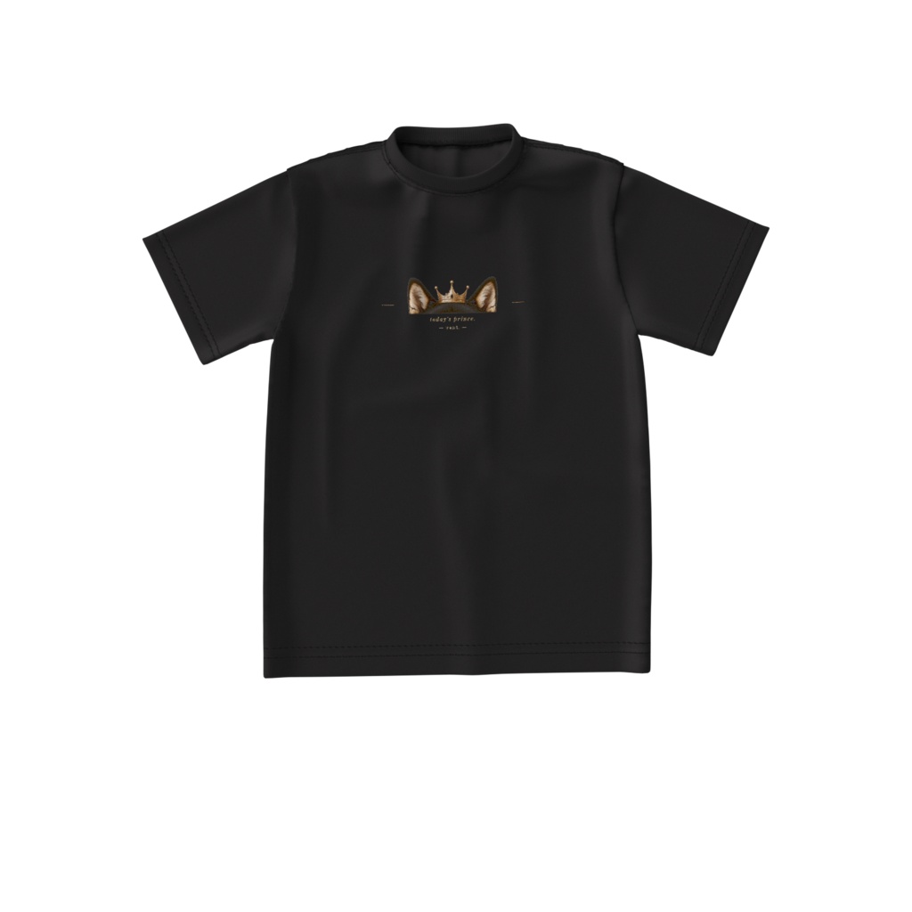 today’s prince. big silhouette tee / black