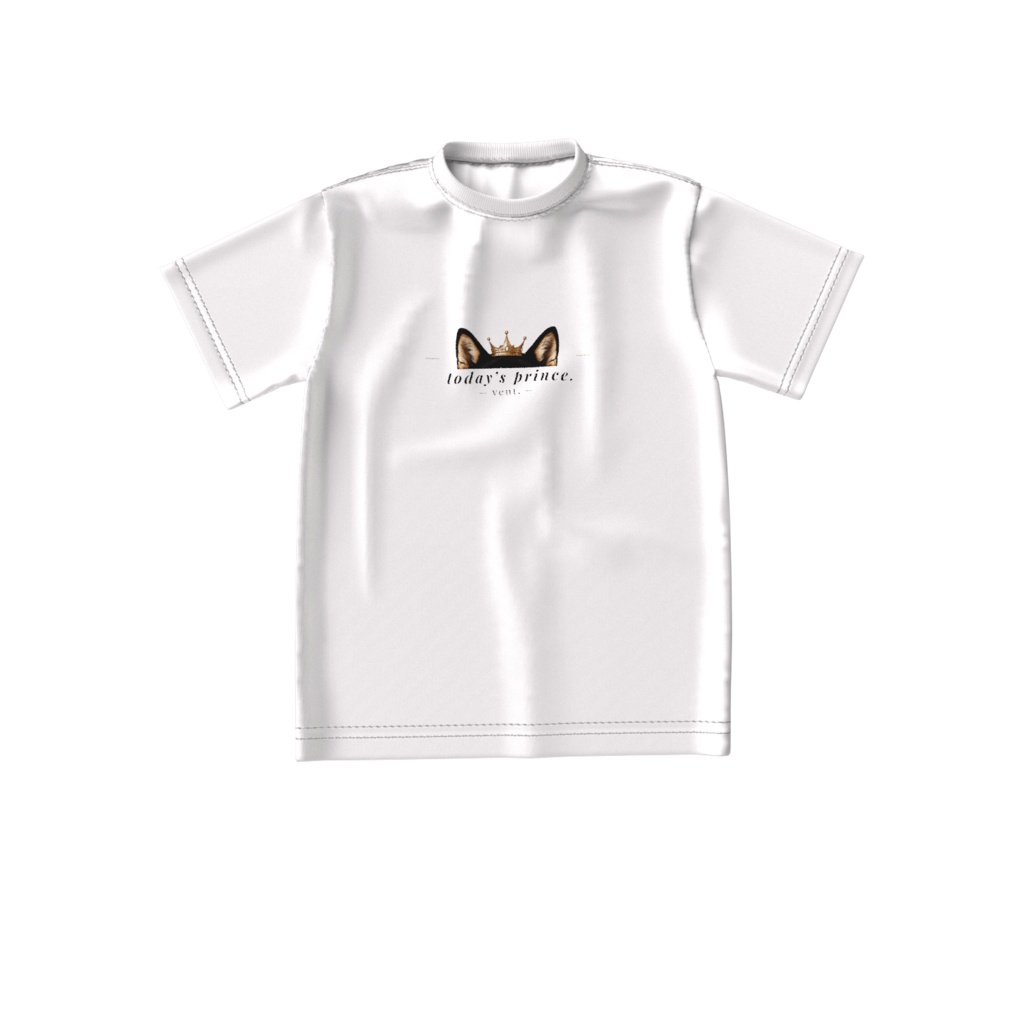 today’s prince. logo T-shirt / white 🤍