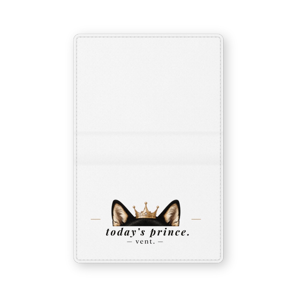 today's prince. レザー名刺入れ ― White Edition ―