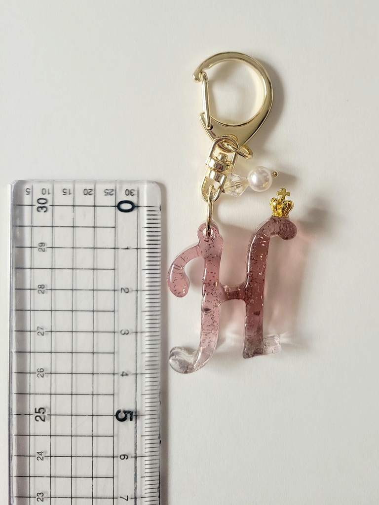 イニシャルキーホルダー