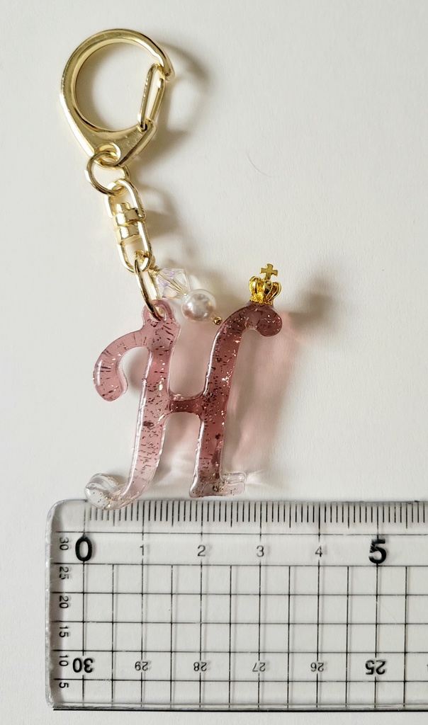 イニシャルキーホルダー