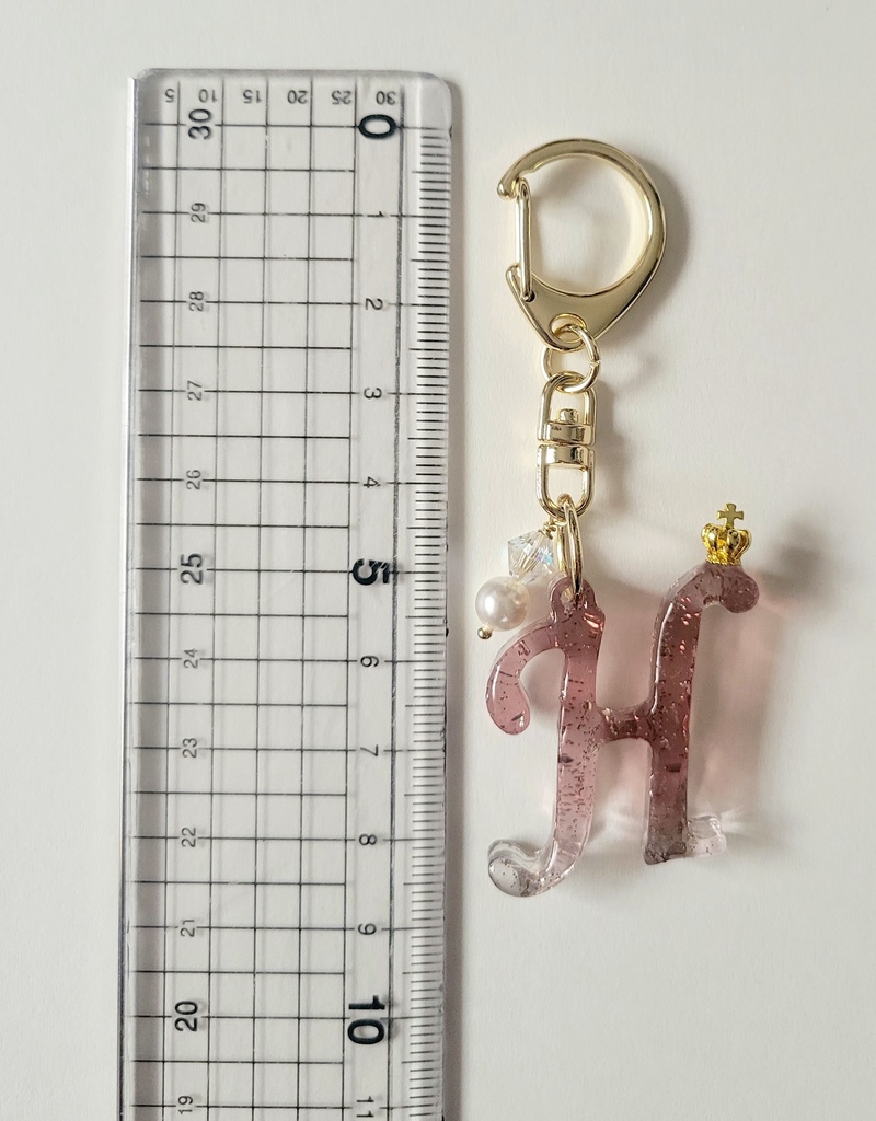 イニシャルキーホルダー