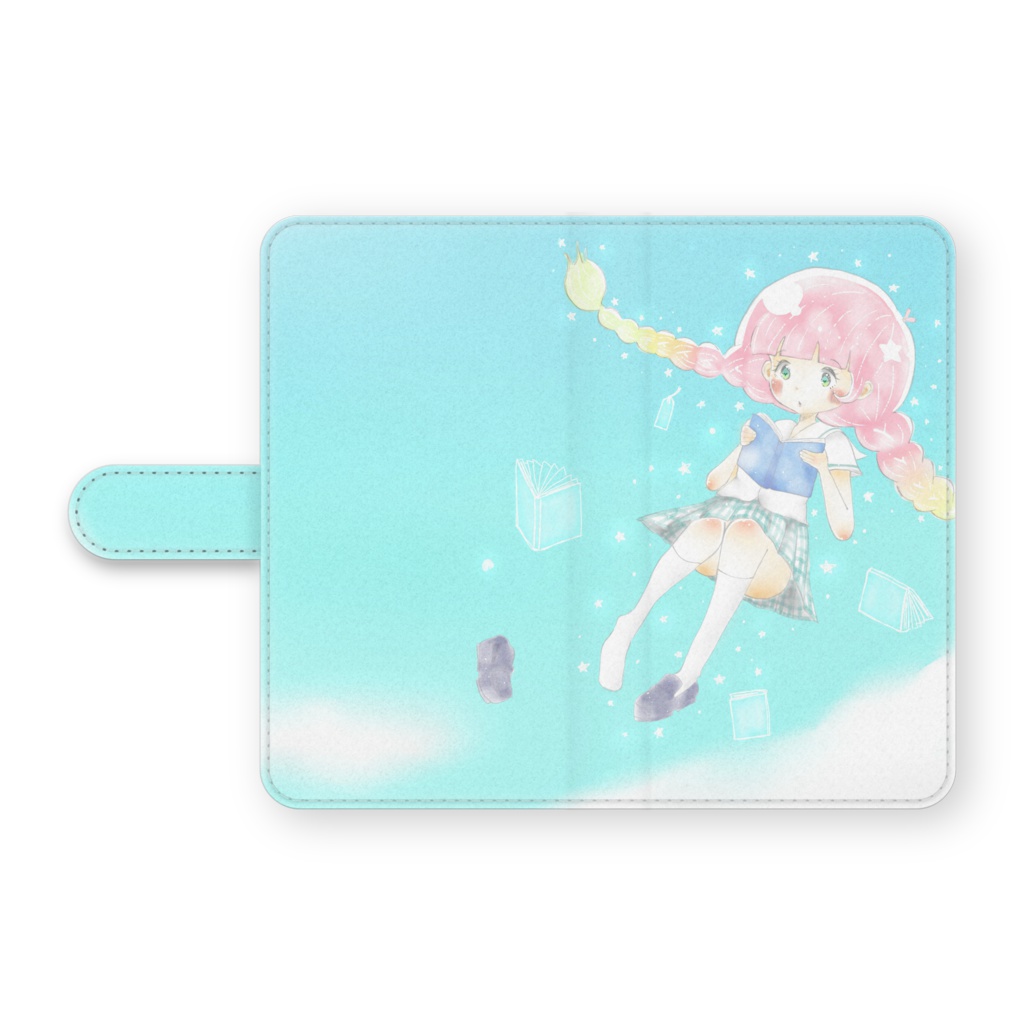 文学少女(手帳型AndroidケースS.M.L)