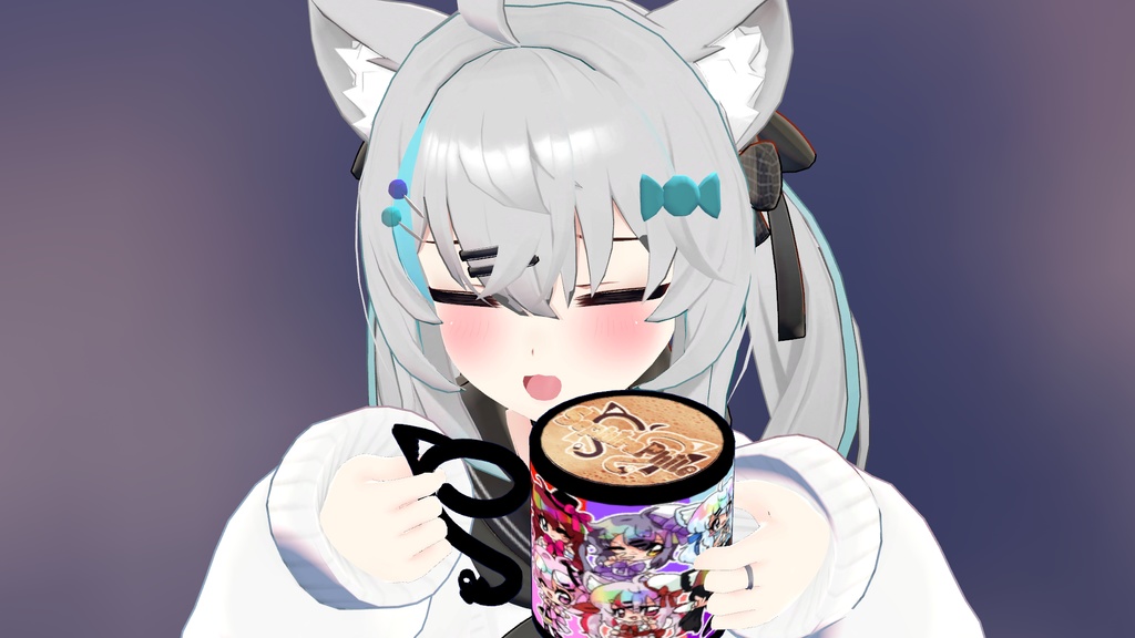 【無料あり】みみとしっぽマグカップ/SephiraPhile公式3Dグッズ