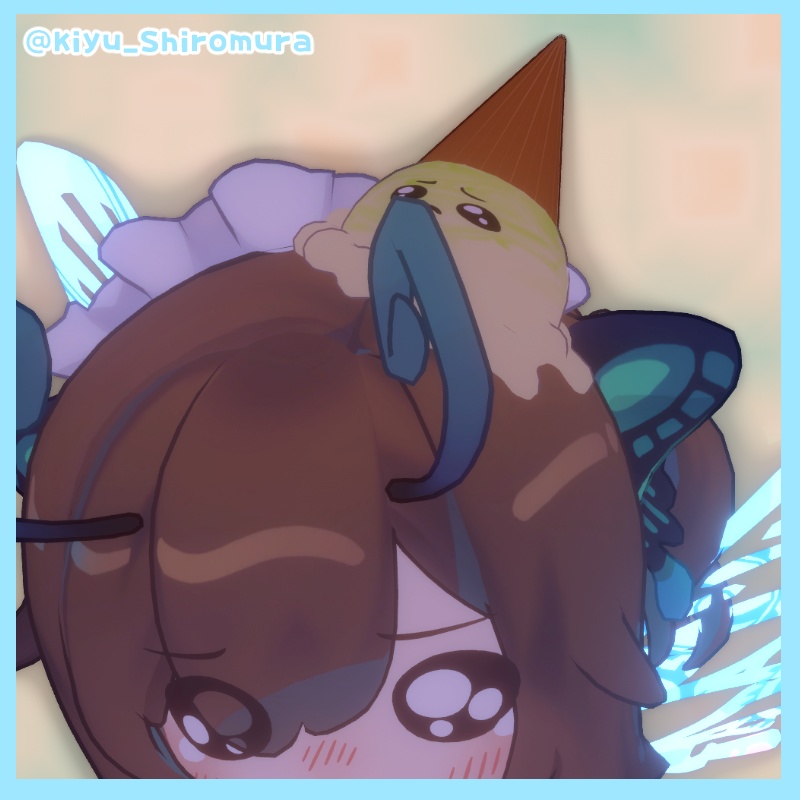 【キプフェル対応/汎用】あいすおとしちゃったぼうし;;