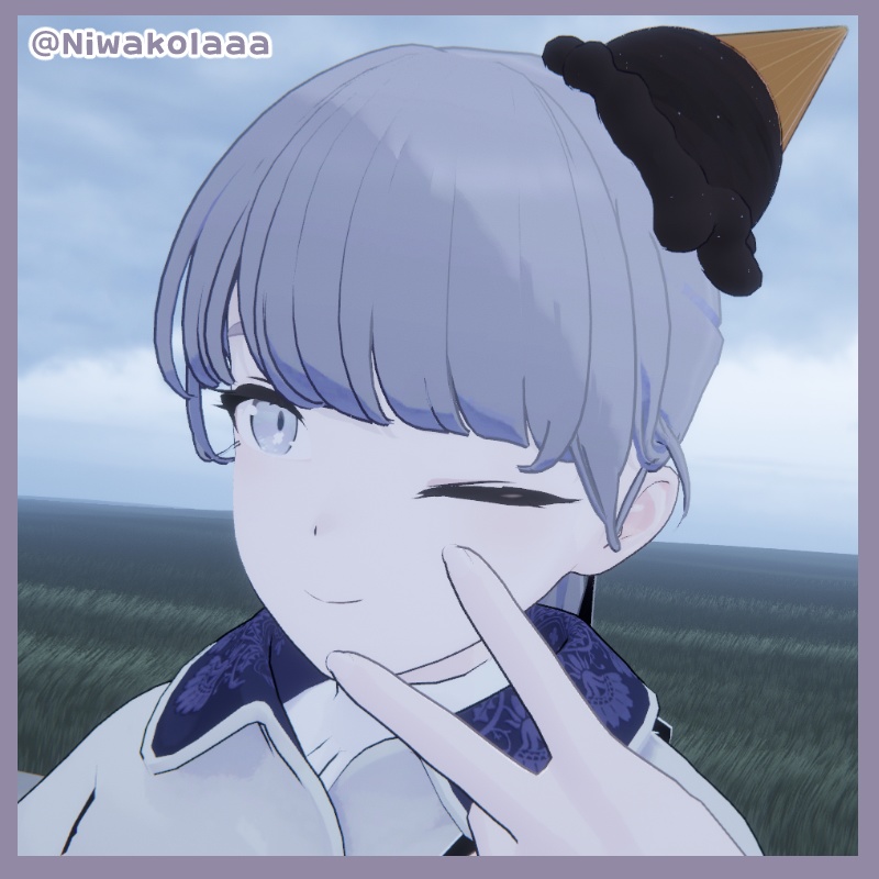 【キプフェル対応/汎用】あいすおとしちゃったぼうし;;