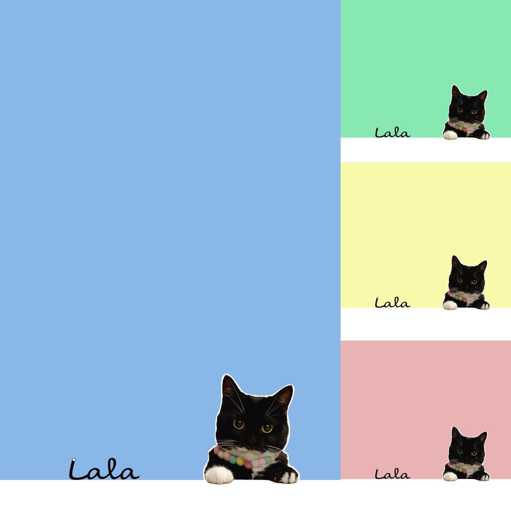 Lala nuance color wallpaper set