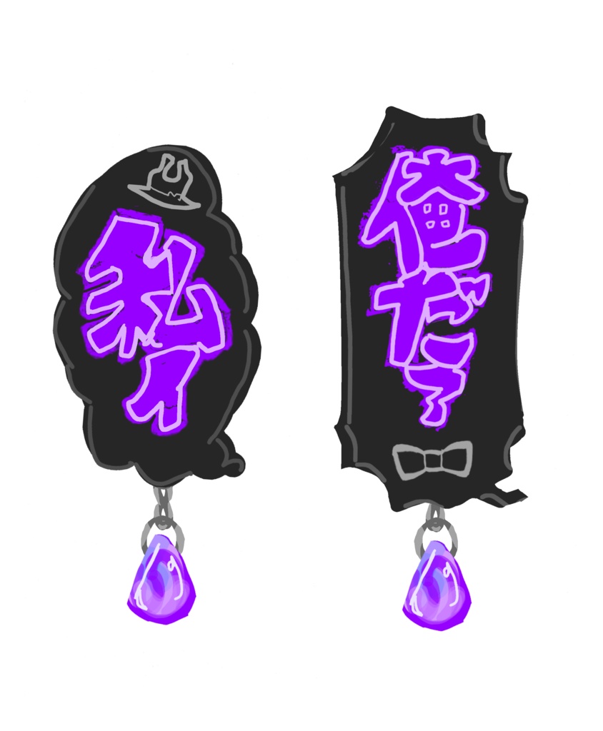 【受注】アクリルイヤリング