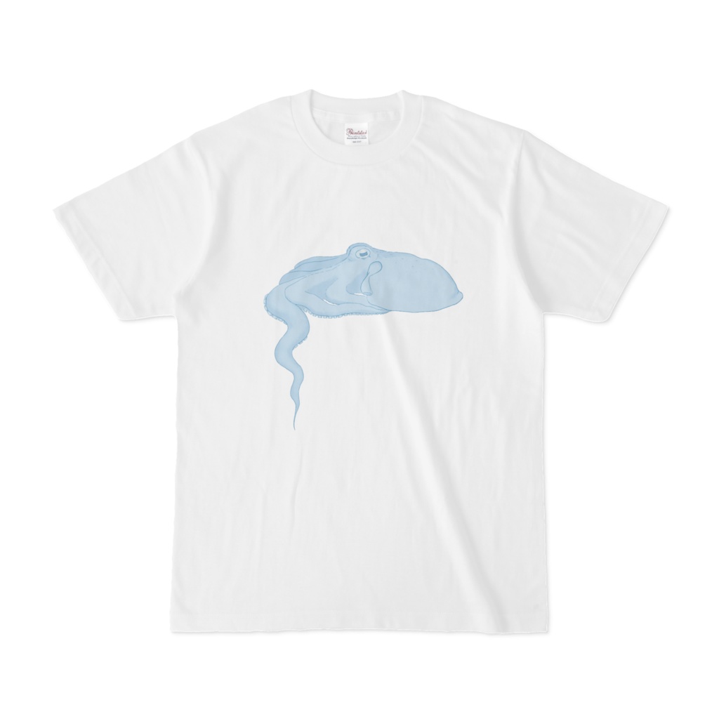 青いタコTシャツ
