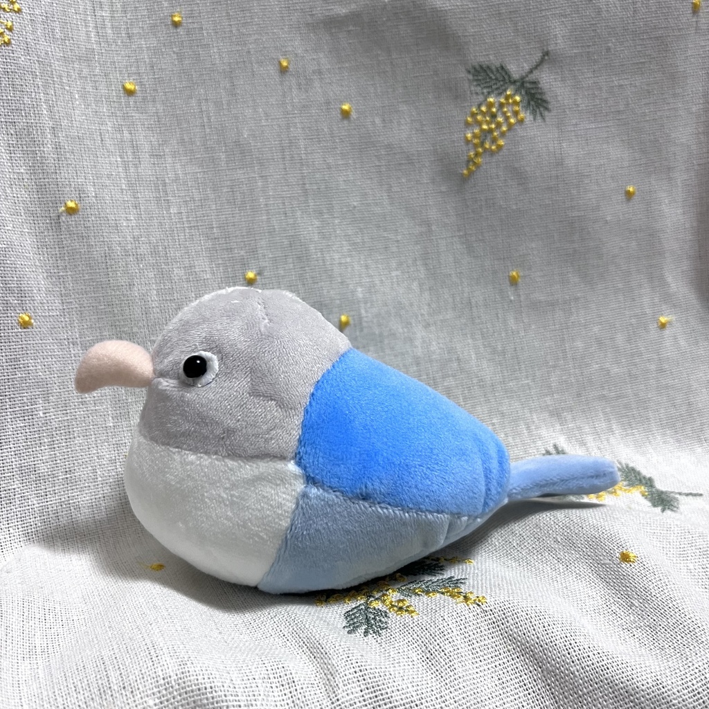 ボタンインコ（ブルー）ぬいぐるみ