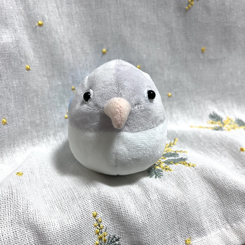 ボタンインコ(ブルー)ぬいぐるみ