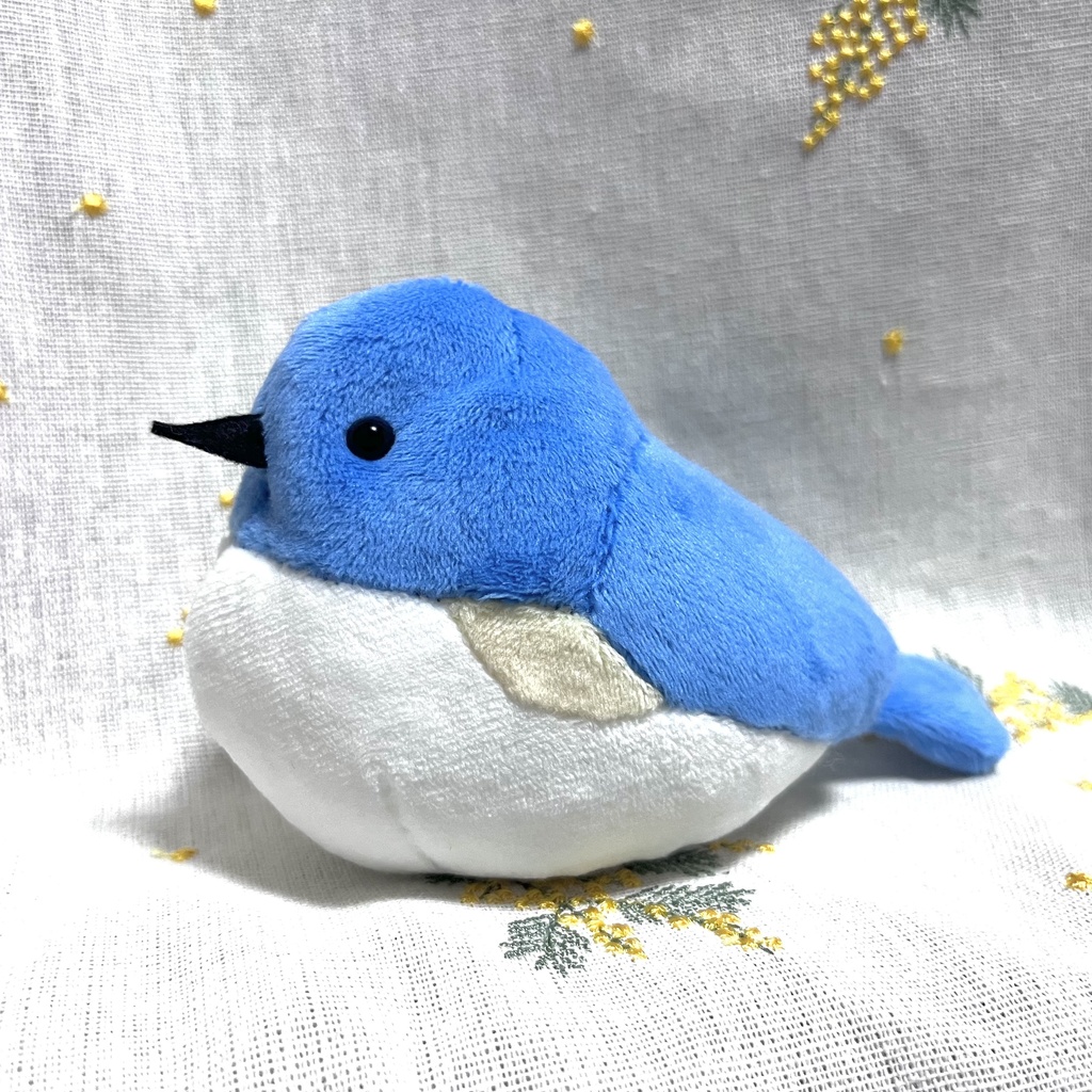 ルリビタキ（オス）のぬいぐるみ