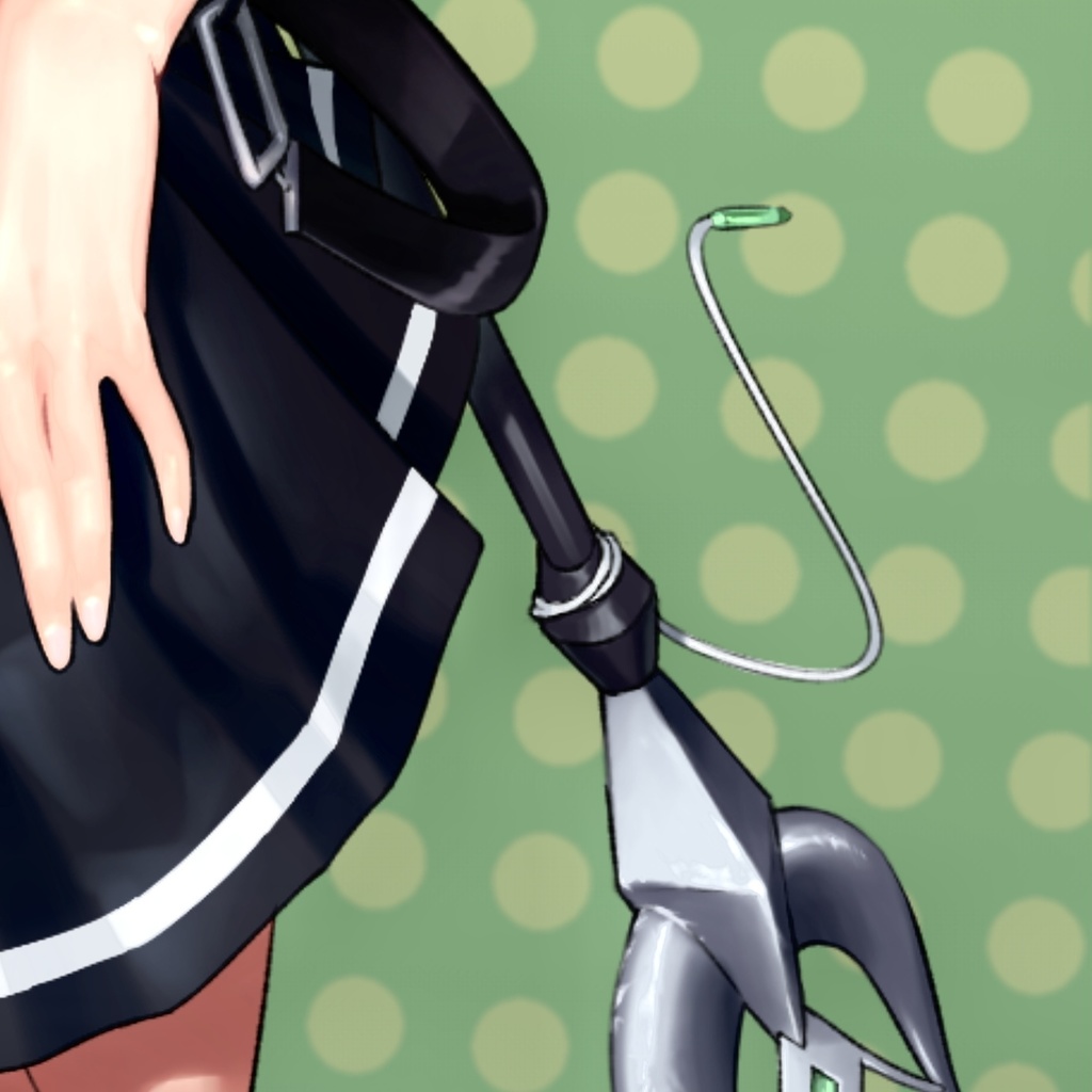 【clipstudio対応3D素材】ユーベルの杖の先端【葬送のフリーレン】