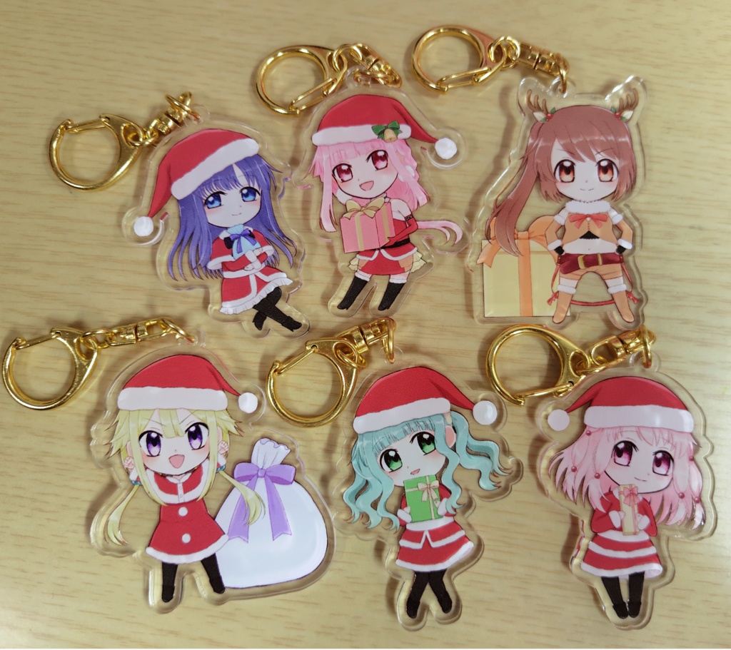 みかづき荘クリスマスアクリルキーホルダー