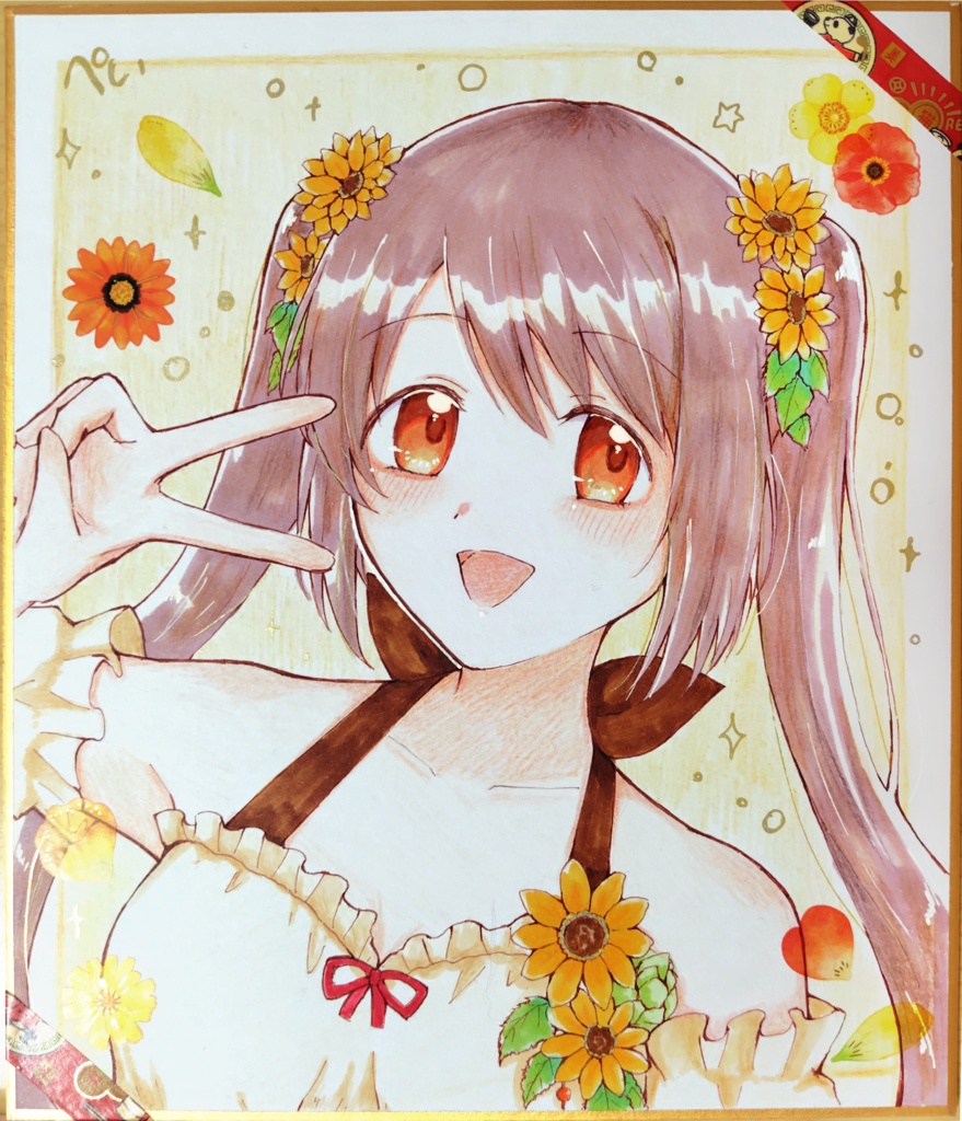 鶴乃（水着）中色紙