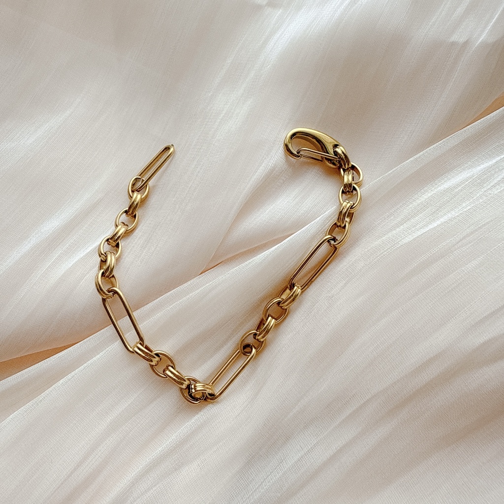 サージカルステンレスチェーンブレスレット2種