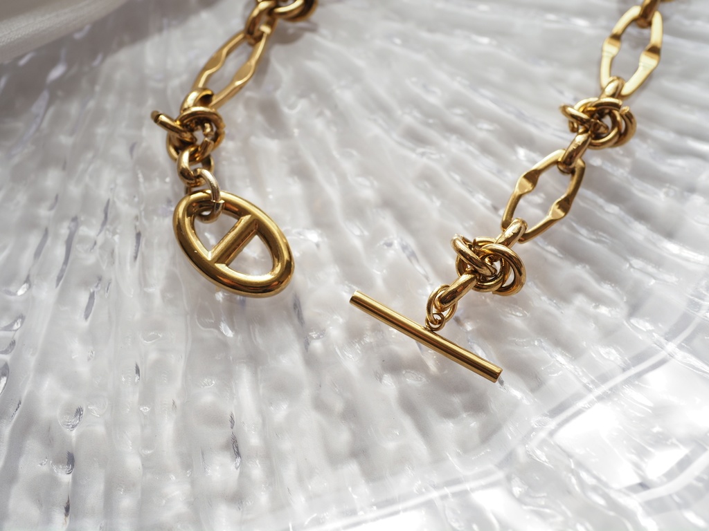 イバラチェーンブレスレット(ゴールド)