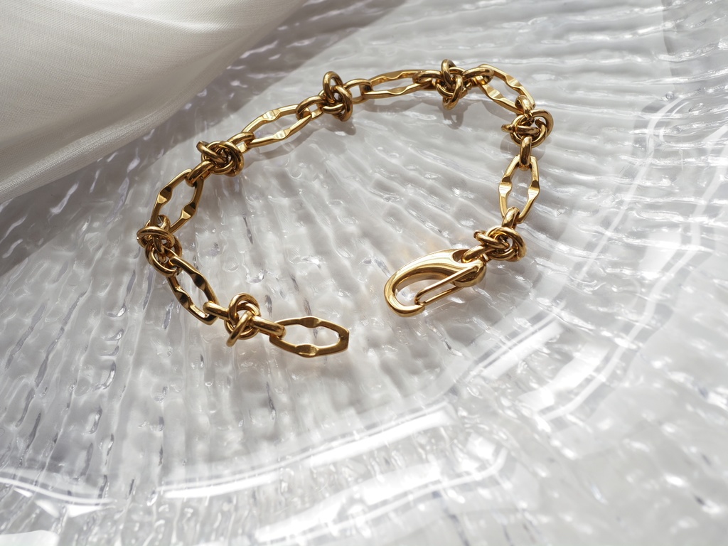 イバラチェーンブレスレット(ゴールド)