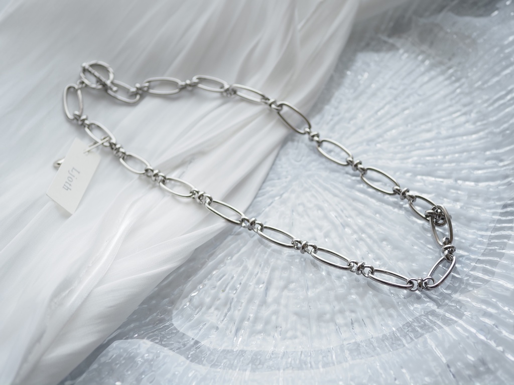 サージカルステンレスネックレス（シルバー）