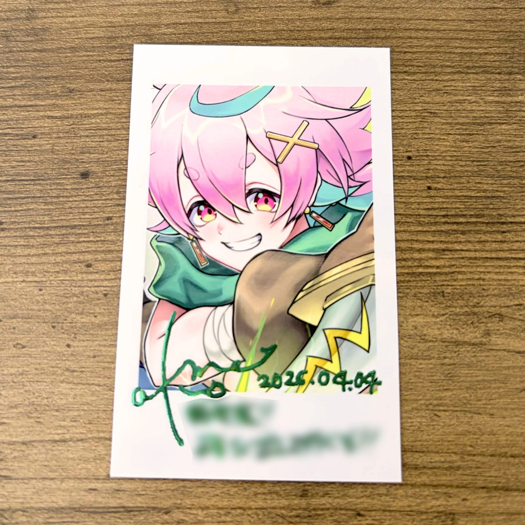【大豊穣祭2025】箔押しサイン&メッセージ入チェキ