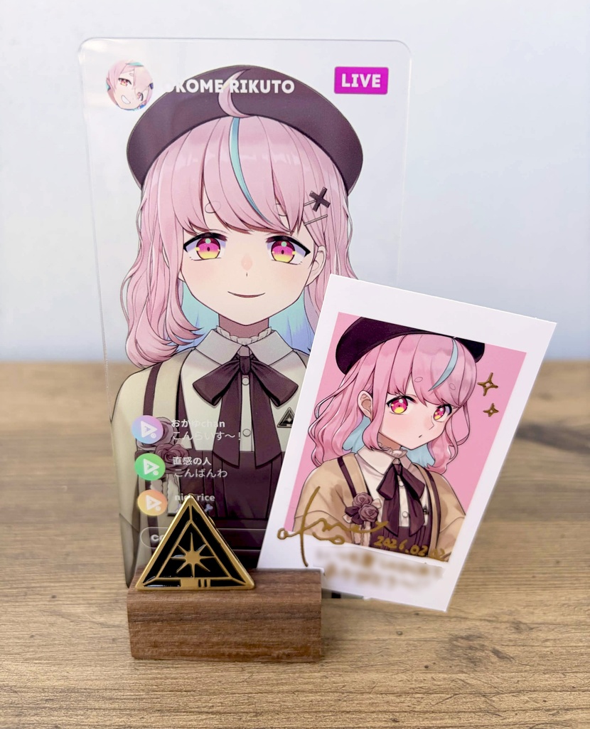 【大豊穣祭2025】箔押しサイン&メッセージ入チェキ