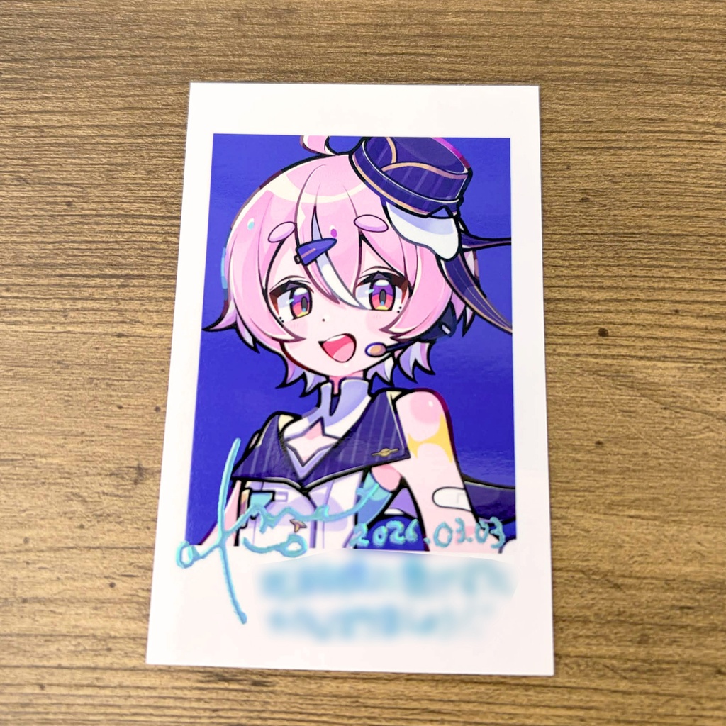 【大豊穣祭2025】箔押しサイン&メッセージ入チェキ