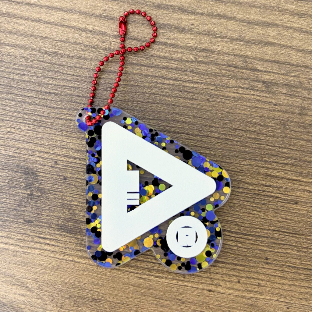 ロゴマークアクリル素材ランダムキーホルダー