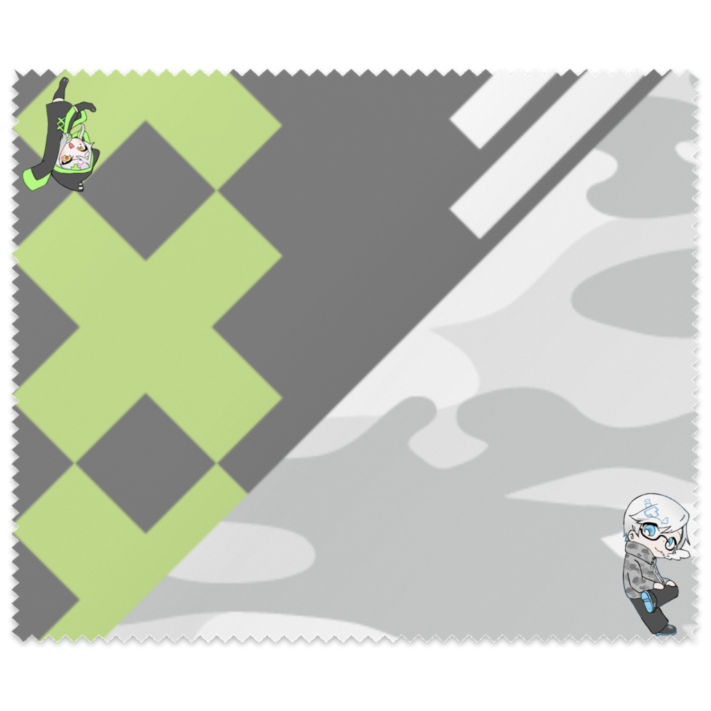 やし天の眼鏡ふき！