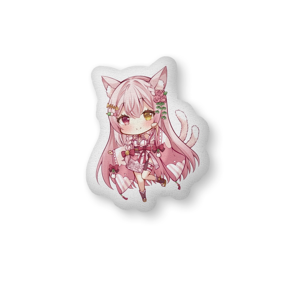 【常設】鴇白こはく ふかふかクッション(SDキャラ/立ち絵)