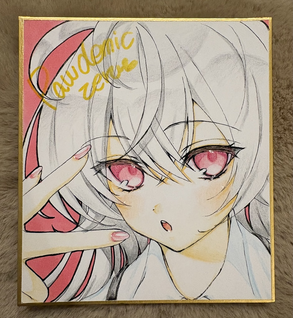 アナログオリジナルミニ色紙