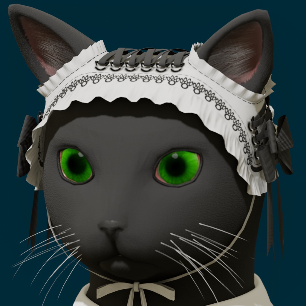 黒猫メイド モカ