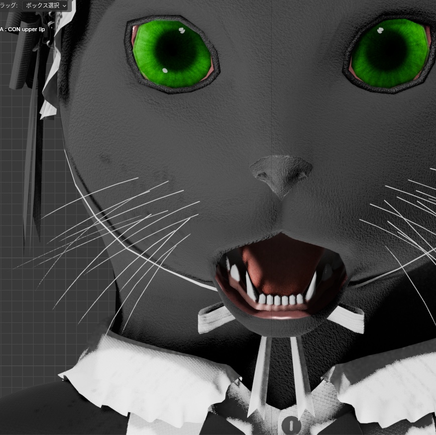 黒猫メイド モカ