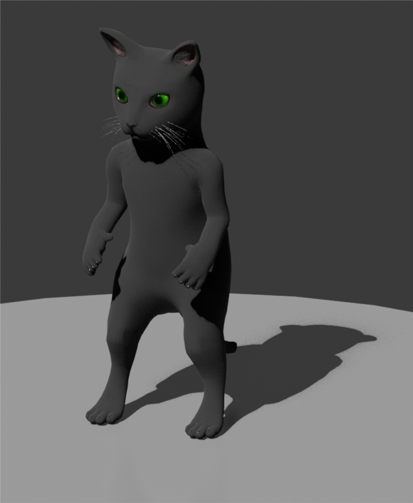 黒猫メイド モカ