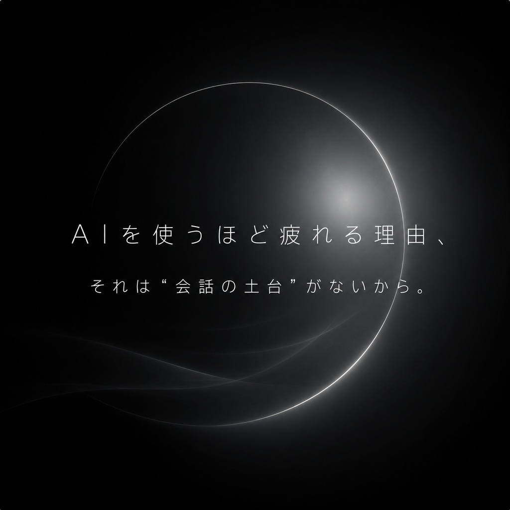✦ 初級OS｜AI疲労を減らす会話設計テンプレ　AIとの会話を整えるための、最初のOSです。