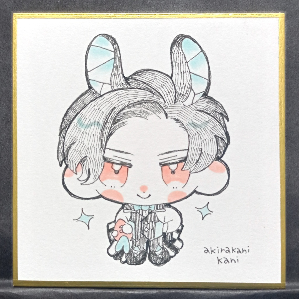 【豆色紙】うさルシファー