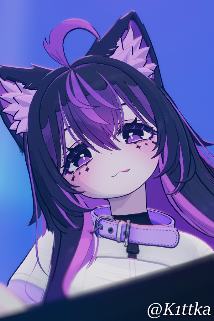 オリジナル3Dモデル『K1tt襟』K1ttcollar