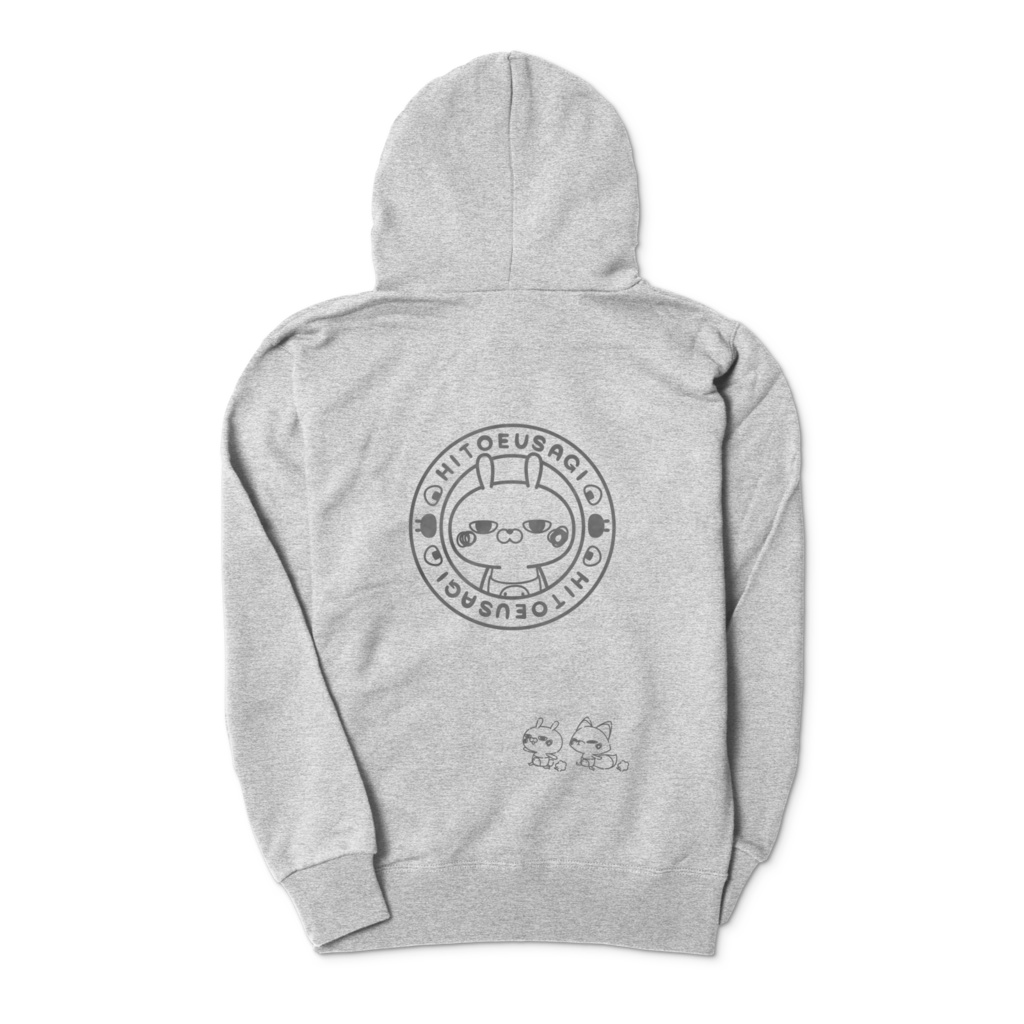 ひとえうさぎパーカー