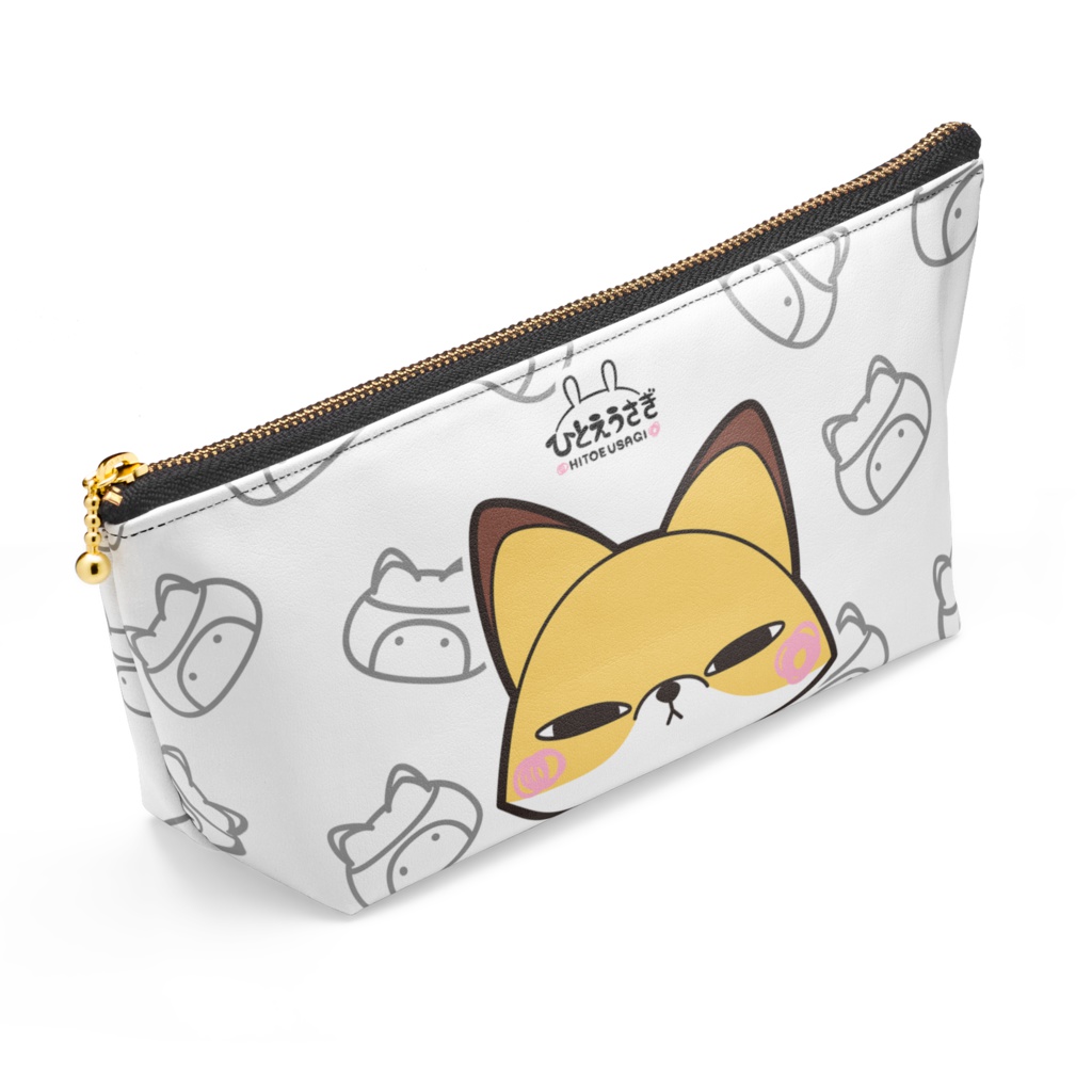 ひとえうさぎのポーチ