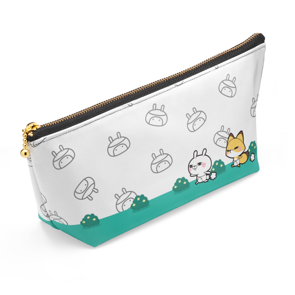 ひとえうさぎのポーチ