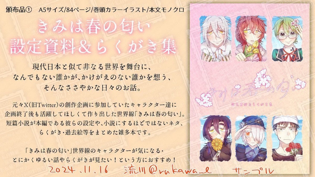 きみは春の匂い 設定資料&らくがき集(単品)