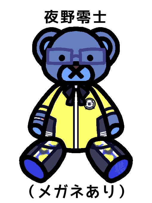 メリーパニックイメージテディベアアクリルキーホルダー