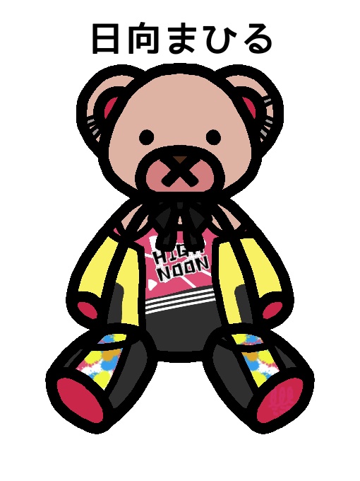 メリーパニックイメージテディベアアクリルキーホルダー